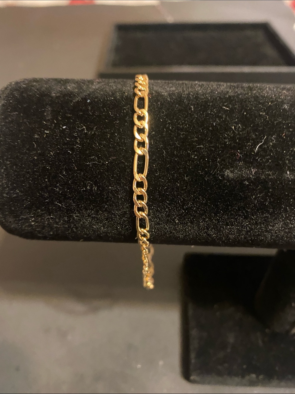 Gold Figaro Chain Bracelet - Classic Women's Jewelry